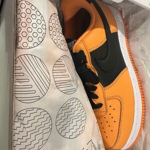 Nike Vibrant Orange and Black Shoes